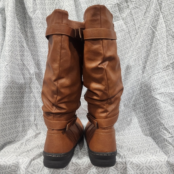 Savaii Women's Tan Boots Lined With Fur Size 9.5 - Picture 3 of 7